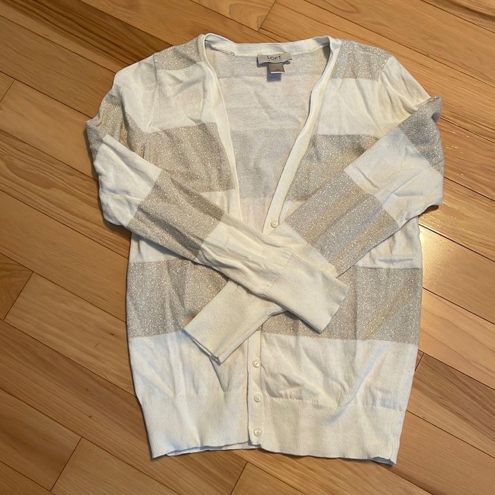 Loft button down cardigan